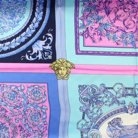 versace silk scarf ebay|Versace silk scarf sale.